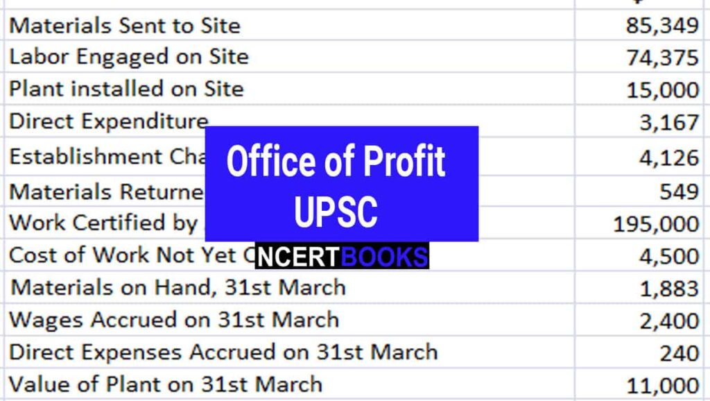office of profit upsc