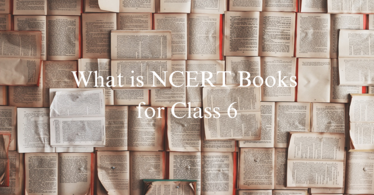 What is NCERT Books for Class 6