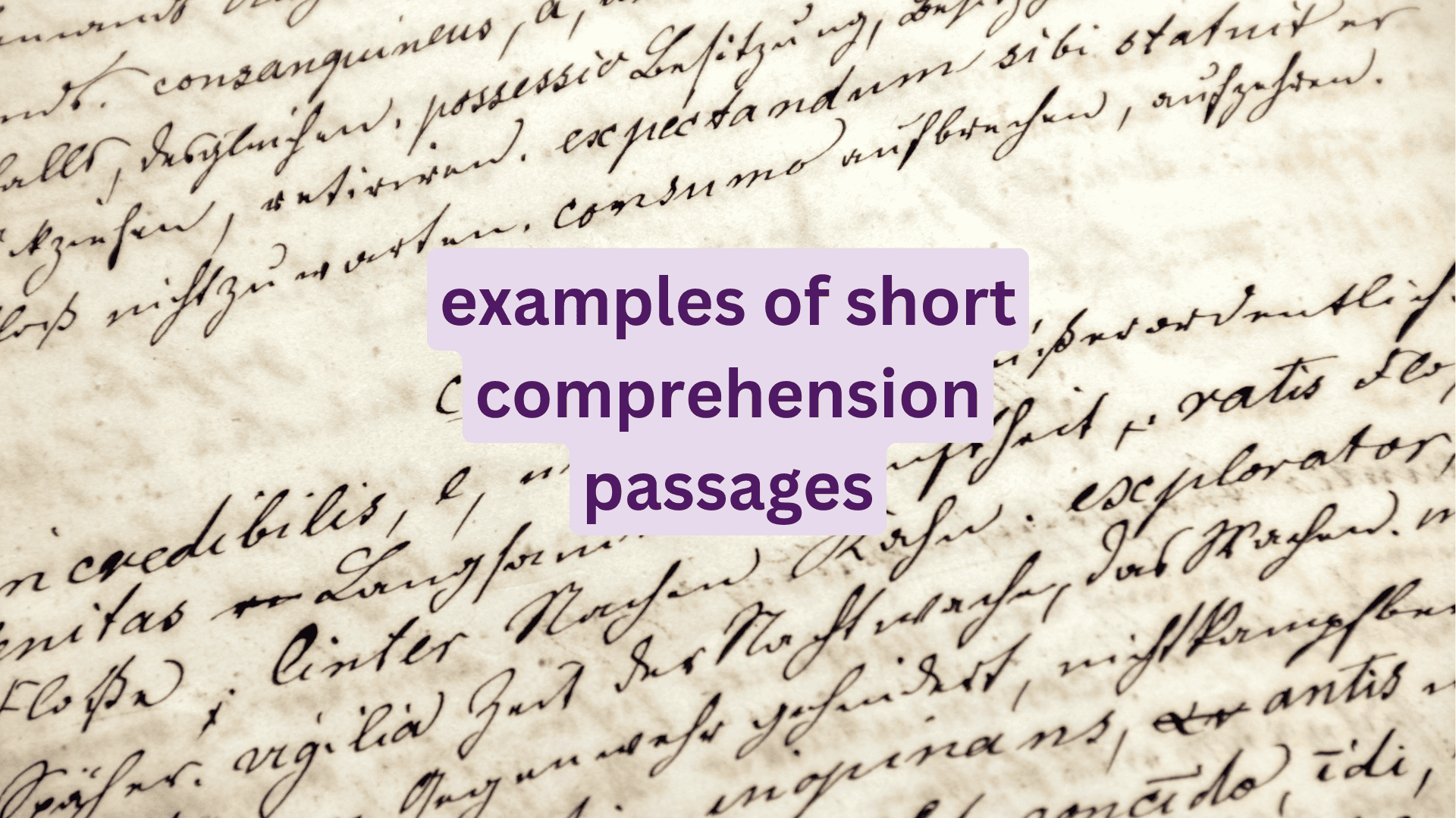 Enhance Reading Skills with Examples of Short Comprehension Passages