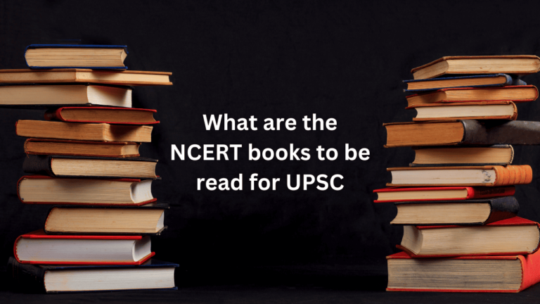 what are the ncert books to be read for upsc